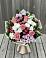 Букет цветов из: Альстромерии, Гвоздики, Розы и Хризантемы в Дергачах