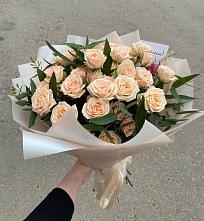 Букет Кремовые розы Латте в Дергачах