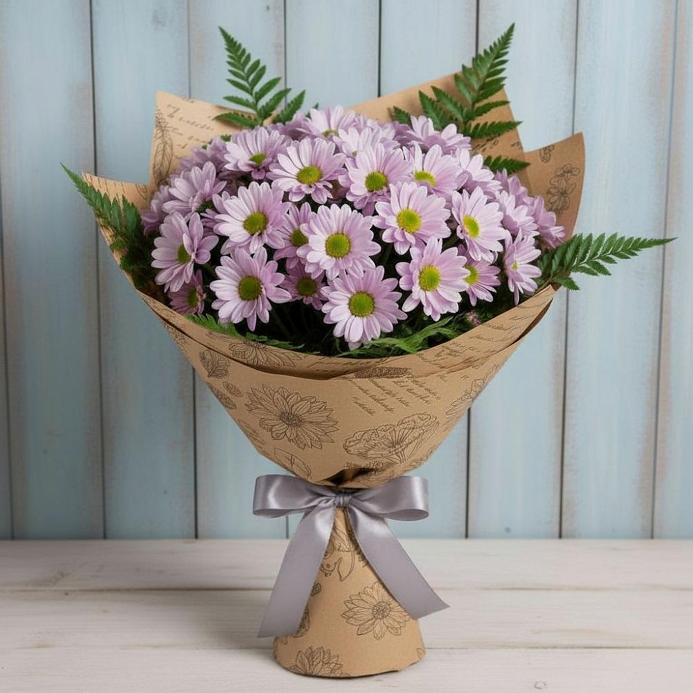 Букет цветов из: Хризантемы в Дергачах