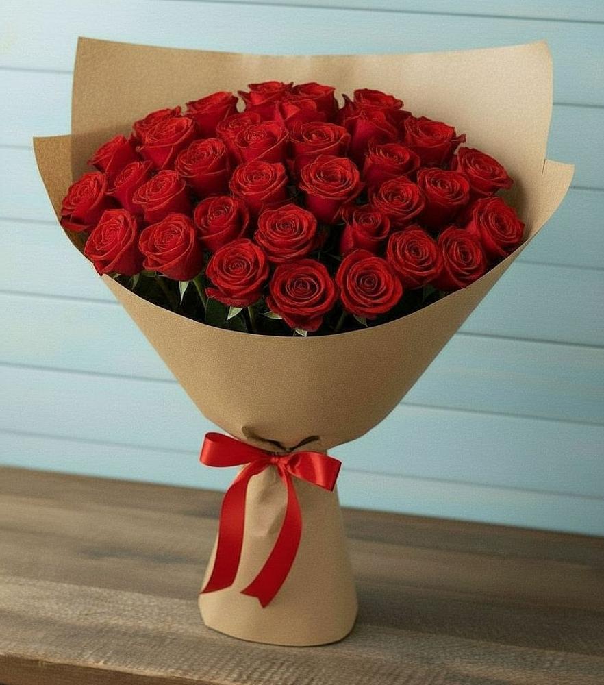 Букет Красные розы Милано в Дергачах