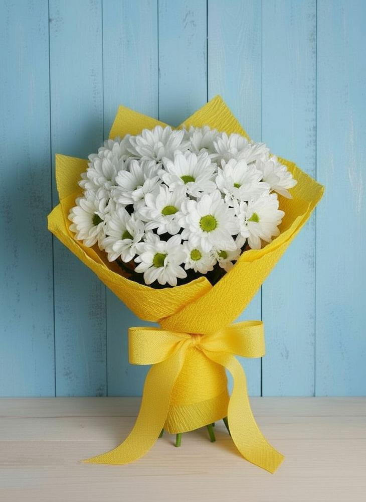 Букет цветов из: Хризантемы в Дергачах