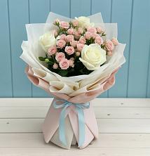 Букет цветов из:  Розы в Дергачах