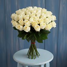 Букет 51 Белая роза Эдлесс Лав #REPLACE_PRED# Дергачах