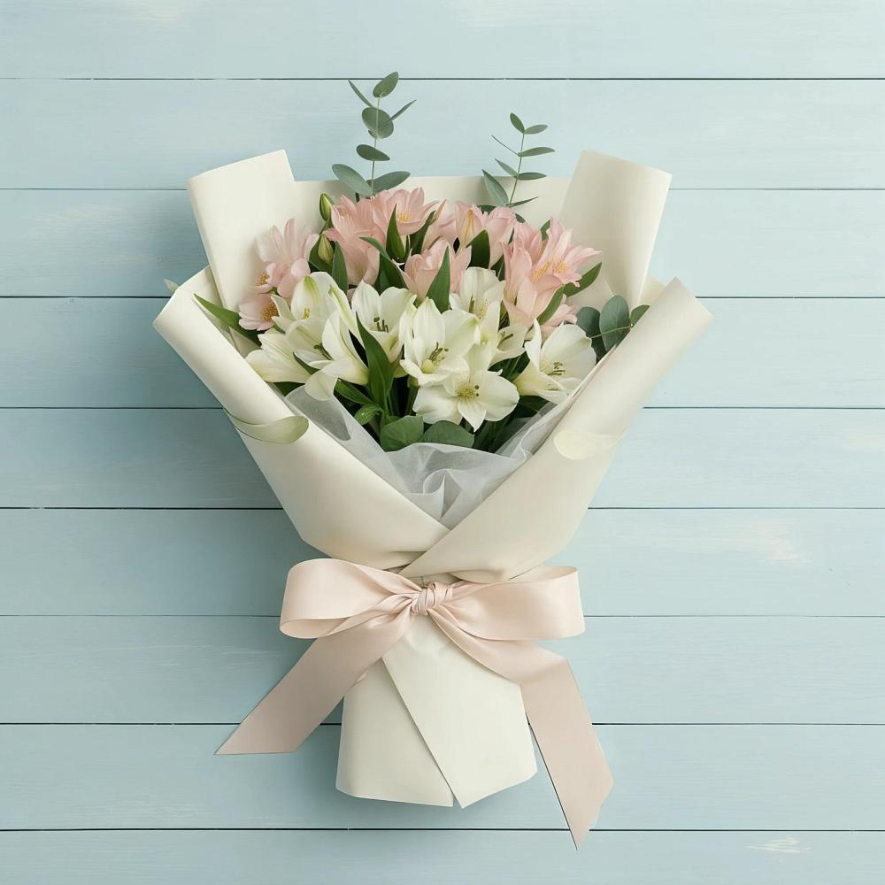 Букет цветов из: Альстромерии в Дергачах